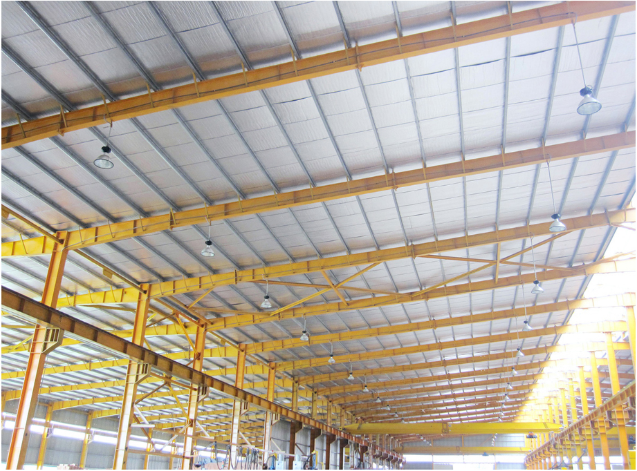 鋁箔氣泡隔熱膜如何在鋼結(jié)構(gòu)廠(chǎng)房安裝使用？！